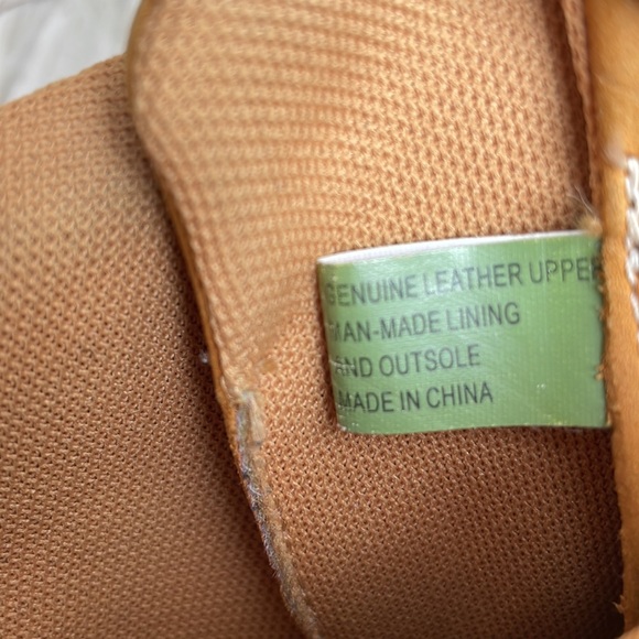 Timberland Women's Leather Waterproof Wedge Wheat Ankle Boots Size 9M - Picture 11 of 14